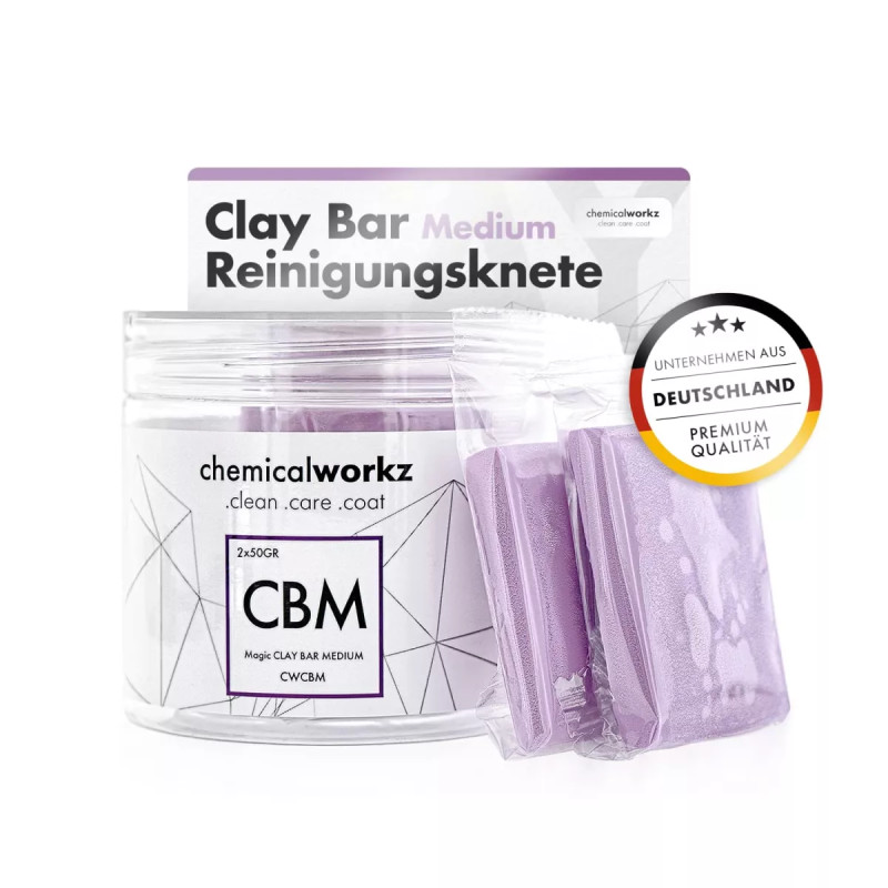 ChemicalWorkz Magic Clay Bar 2×50g Medium