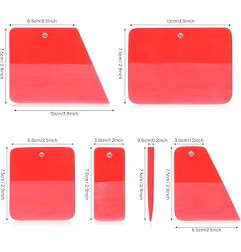 Chapter:PPF Squeegees Set 5pcs + Deluxe packaging box