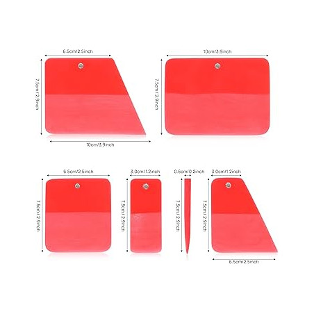 Chapter:PPF Squeegees Set 5pcs + Deluxe packaging box