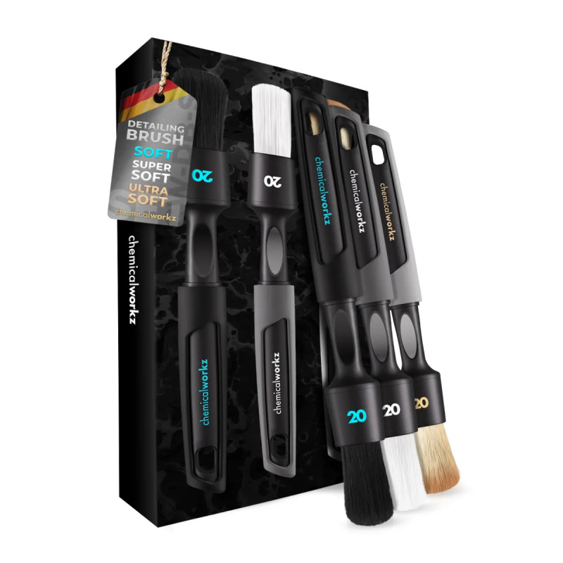 ChemicalWorkz Detailing Brush Trio Set ChemicalWorkz Detailing Brush Trio Set