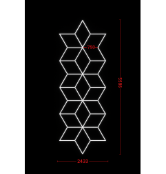 Detailing Concept Store HEX LED System – Star Grid
