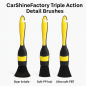 CarShineFactory Triple Action Detail Brushes