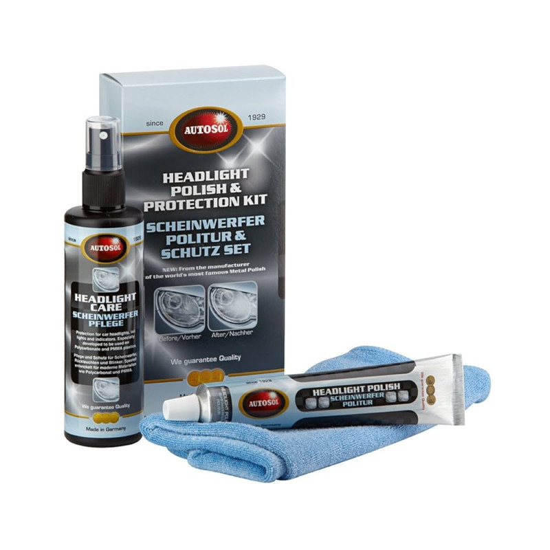 AUTOSOL Headlight Polish & Protection Kit