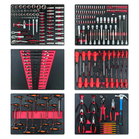 ChemicalWorkz Professional Tool Cart 254pcs