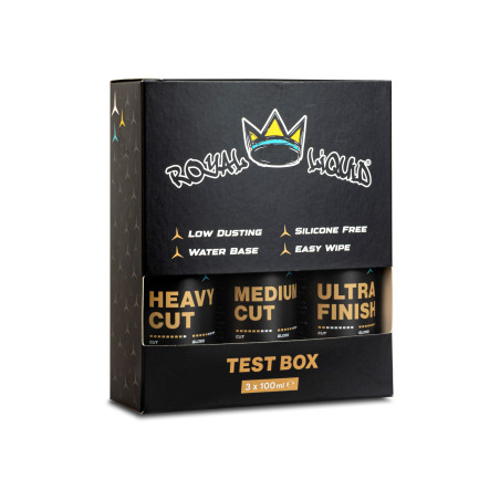 Royal Liquid Test Box | Komplet Polirnih Past za Avto