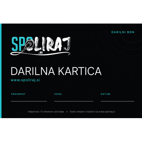 Darilna Kartica Spoliraj.si | Darilo za Ljubitelje Avtov